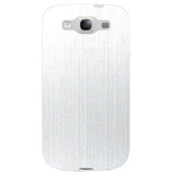 Samsung Galaxy S3 I9300 Puro Click On Cover Metal Wit huismerk kopen in de aanbieding
