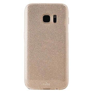 Samsung Galaxy S8 Puro Glitter Cover Goud huismerk kopen in de aanbieding
