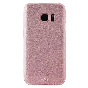 Samsung Galaxy S8 Puro Glitter Cover Rose Gold huismerk kopen in de aanbieding