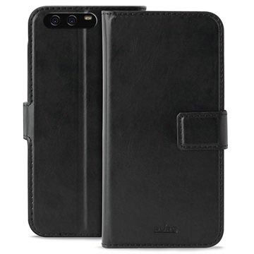 Huawei P10 Puro Milano Wallet Case Zwart huismerk kopen in de aanbieding