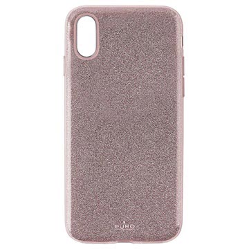 Puro Shine Glitter Iphone Xr Tpu Case Rose Gold huismerk kopen in de aanbieding