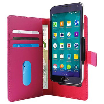 Puro Slide Universele Smartphone Wallet Case Xl Roze huismerk kopen in de aanbieding