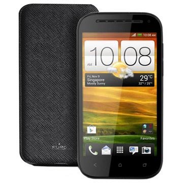 Htc One Sv St Puro Vertical Flip Case Zwart huismerk kopen in de aanbieding