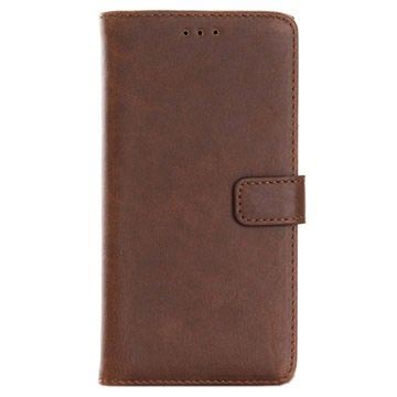 Sony Xperia Xz Xzs Retro Wallet Case Coffee huismerk kopen in de aanbieding