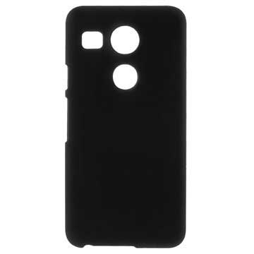 Lg Nexus 5X Rubberen Hard Cover Zwart huismerk kopen in de aanbieding
