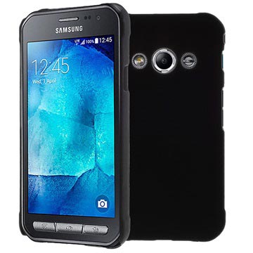 Samsung Galaxy Xcover 3 Rubberen Hard Cover Zwart huismerk kopen in de aanbieding