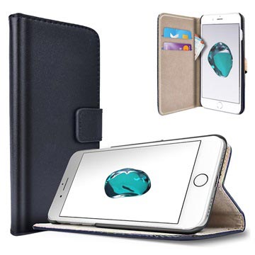 Iphone 7 Plus Saii Klassiek Wallet Case Zwart huismerk kopen in de aanbieding