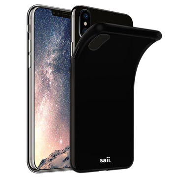 Saii Premium Anti Slip Iphone Xs Tpu Case Zwart huismerk kopen in de aanbieding