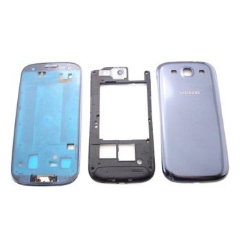 Samsung Galaxy S3 I9300 Cover Set Blauw huismerk kopen in de aanbieding