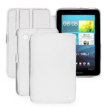Samsung Galaxy Tab 2 70 P3100 P3110 Noreve Tradition Leren Tas Wit huismerk kopen in de aanbieding