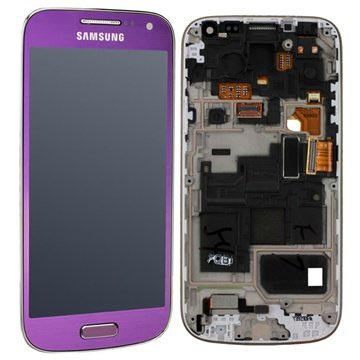 Samsung Galaxy S4 Mini I9195 Front Cover Lcd Display Paars huismerk kopen in de aanbieding