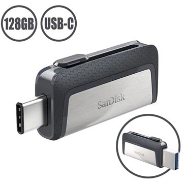 Sandisk Ultra Dual Drive Usb Type C Stick Sdddc2 128G G46 128Gb huismerk kopen in de aanbieding Sandisk Ultra Dual Drive Usb Type C Stick Sdddc2 128G G46 128Gb huismerk kopen in de aanbieding