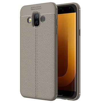 Slim Fit Premium Samsung Galaxy J7 Duo Tpu Hoesje Grijs huismerk kopen in de aanbieding