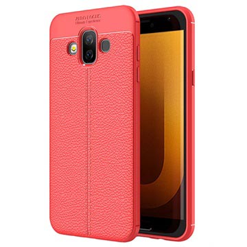 Slim Fit Premium Samsung Galaxy J7 Duo Tpu Hoesje Rood huismerk kopen in de aanbieding