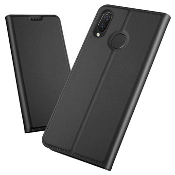 Huawei P Smart Slim Flip Cover Met Creditcard Slot Zwart huismerk kopen in de aanbieding