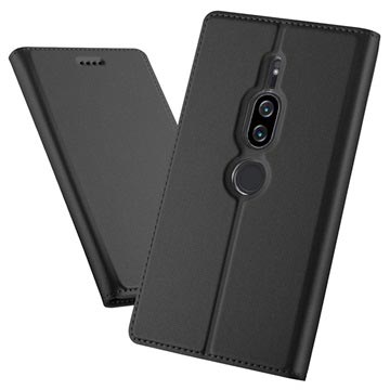 Sony Xperia Xz2 Premium Slim Flip Cover Met Creditcard Slot Zwart huismerk kopen in de aanbieding