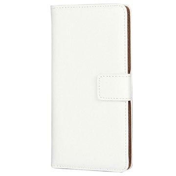 Sony Xperia Xa Xa Dual Slim Wallet Leren Hoesje Wit huismerk kopen in de aanbieding