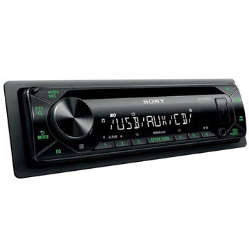 Sony Cdx G1302U Cd Usb Autoradio Zwart Groen huismerk kopen in de aanbieding