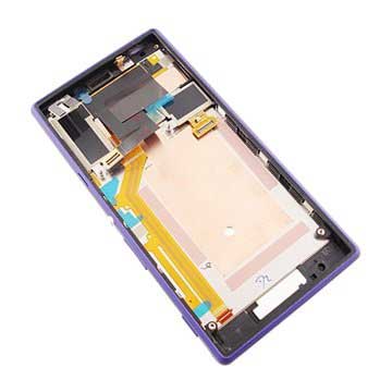 Sony Xperia M2 Dual Front Cover Lcd Display Paars huismerk kopen in de aanbieding