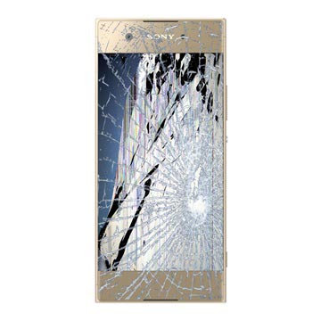 Sony Xperia Xa1 Lcd Touchscreen Reparatie Goud huismerk kopen in de aanbieding