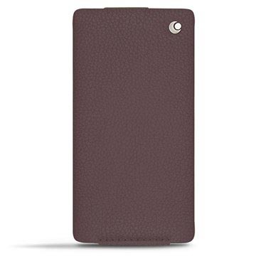 Sony Xperia Z3 Compact Noreve Tradition Flip Leren Case Ambition Chataigne huismerk kopen in de aanbieding