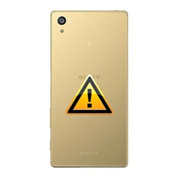 Sony Xperia Z5 Batterij Cover Reparatie Goud huismerk kopen in de aanbieding