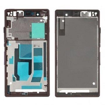 Sony Xperia Z Front Cover Zwart huismerk kopen in de aanbieding