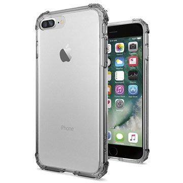 Iphone 7 Plus 8 Spigen Crystal Shell Cover Zwart huismerk kopen in de aanbieding