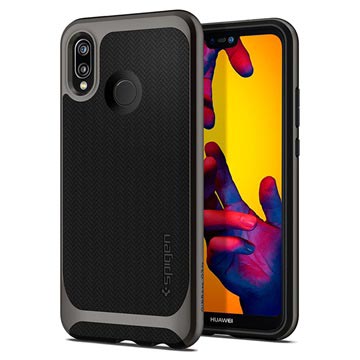 Spigen Neo Hybrid Huawei P20 Lite Cover Gunmetal huismerk kopen in de aanbieding