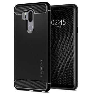 Spigen Rugged Armor Lg G7 Thinq Cover Mat Zwart huismerk kopen in de aanbieding