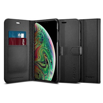 Spigen S Iphone Xs Max Wallet Case Zwart huismerk kopen in de aanbieding