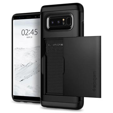 Samsung Galaxy Note8 Spigen Slim Armor Cs Cover Zwart huismerk kopen in de aanbieding