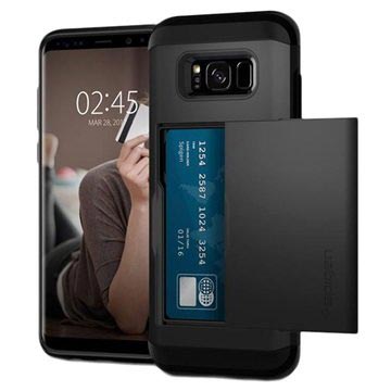 Samsung Galaxy S8 Spigen Slim Armor Cs Cover Zwart huismerk kopen in de aanbieding
