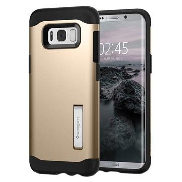 Samsung Galaxy S8 Spigen Slim Armor Cover Goud huismerk kopen in de aanbieding