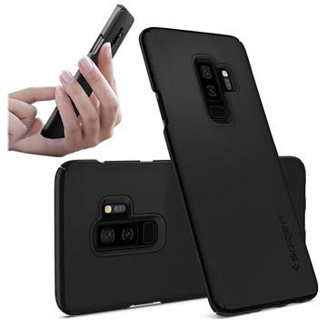 Spigen Thin Fit Samsung Galaxy S9 Cover Mat Zwart huismerk kopen in de aanbieding