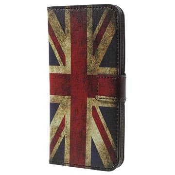 Samsung Galaxy S7 Stijlvolle Portemonnee Hoesje Union Jack huismerk kopen in de aanbieding