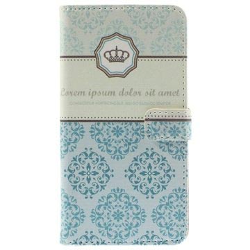 Samsung Galaxy Alpha Stylish Wallet Leren Hoesje Lorem Ipsum huismerk kopen in de aanbieding