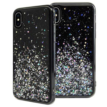 Switcheasy Starfield Iphone X Xs Hybrid Case Zwart huismerk kopen in de aanbieding