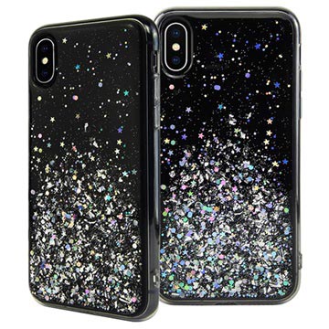 Switcheasy Starfield Iphone Xs Max Hybrid Case Zwart huismerk kopen in de aanbieding
