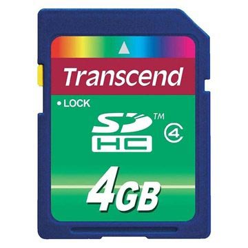 Transcend Sdhc Geheugenkaart Ts4Gsdhc4 4Gb huismerk kopen in de aanbieding