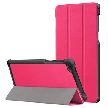Lenovo Tab 7 Tri Fold Folio Case Hot Pink huismerk kopen in de aanbieding