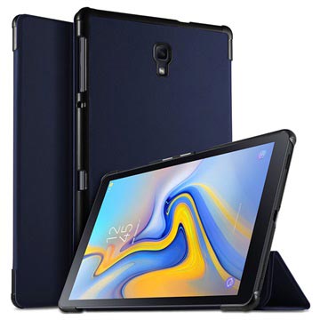 Tri Fold Series Samsung Galaxy Tab A 105 Smart Folio Hoesje Donkerblauw huismerk kopen in de aanbieding