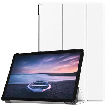 Tri Fold Series Samsung Galaxy Tab S4 Smart Folio Hoesje Wit huismerk kopen in de aanbieding