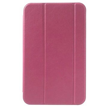 Lenovo A7 30 A3300 Tri Fold Leren Tas Roze huismerk kopen in de aanbieding