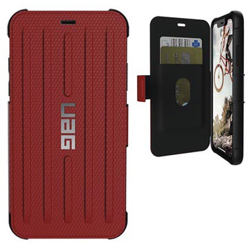 Uag Metropolis Rugged Iphone Xr Wallet Case Rood huismerk kopen in de aanbieding