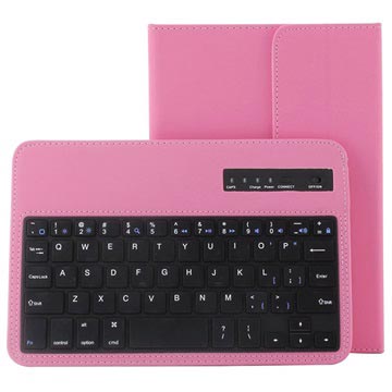 Universele Tablet Bluetooth Toetsenbord Leren Tas 7 8 Roze huismerk kopen in de aanbieding