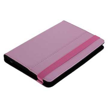 Universal Tablet Book Style Leren Tas 7 Roze huismerk kopen in de aanbieding