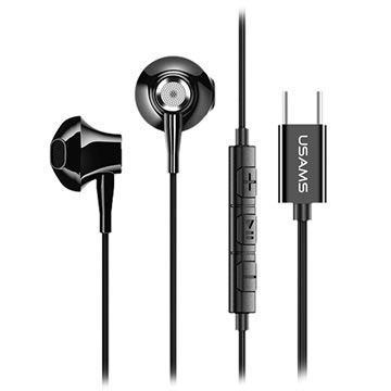 Usams Ep 25 Usb Type C Oortelefoon Zwart huismerk kopen in de aanbieding