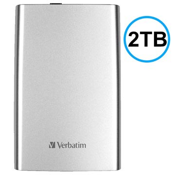 Verbatim Store N Go Usb 30 Externe Harde Schijf Zilver 2Tb huismerk kopen in de aanbieding
