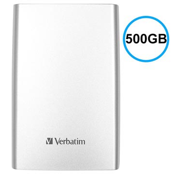 Verbatim Store N Go Usb 30 Externe Harde Schijf Zilver 500Gb huismerk kopen in de aanbieding